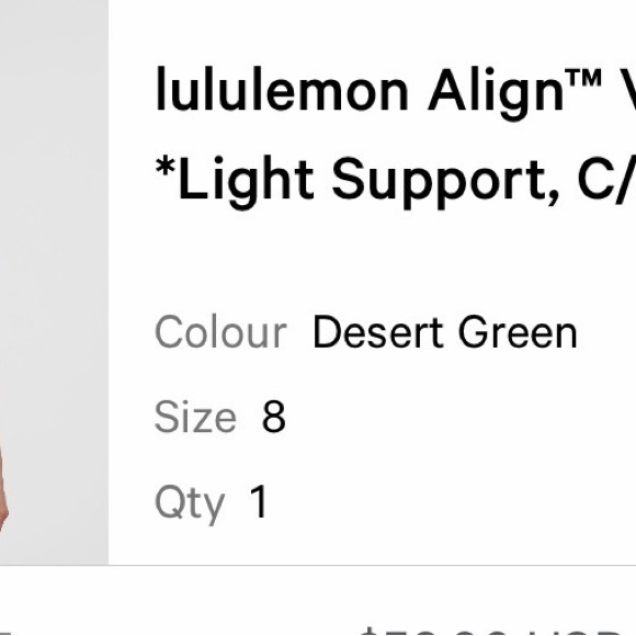 Lululemon Sports Bra - Picture 3 of 3